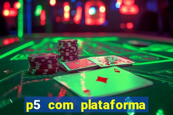 p5 com plataforma de jogos